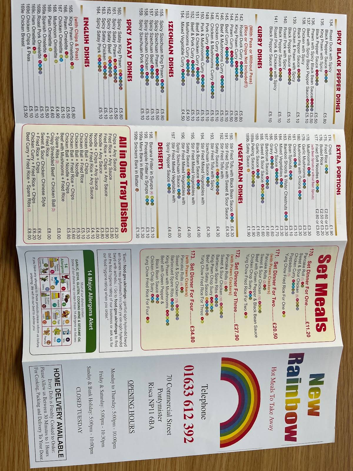 New Rainbow Chinese takeaway