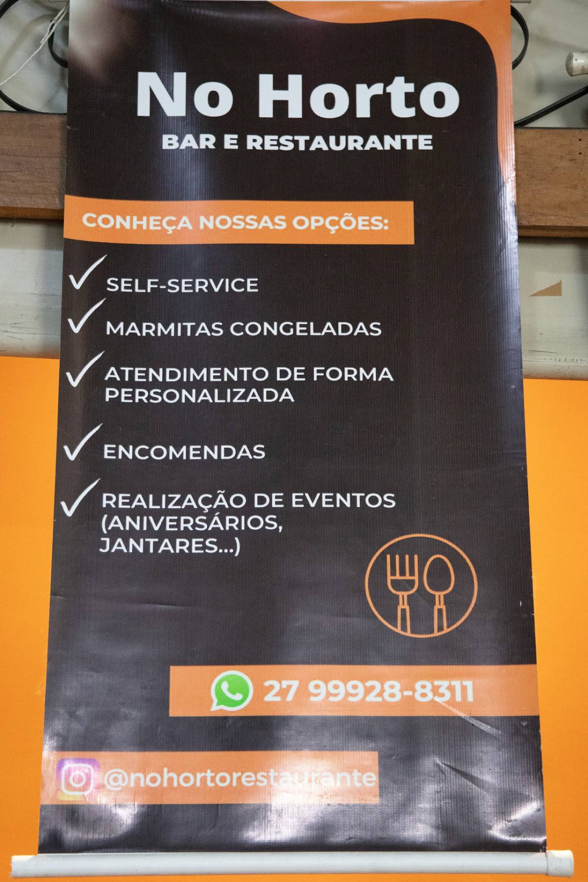 No Horto - Restaurante, Bar e Refeições Congeladas cardápio
