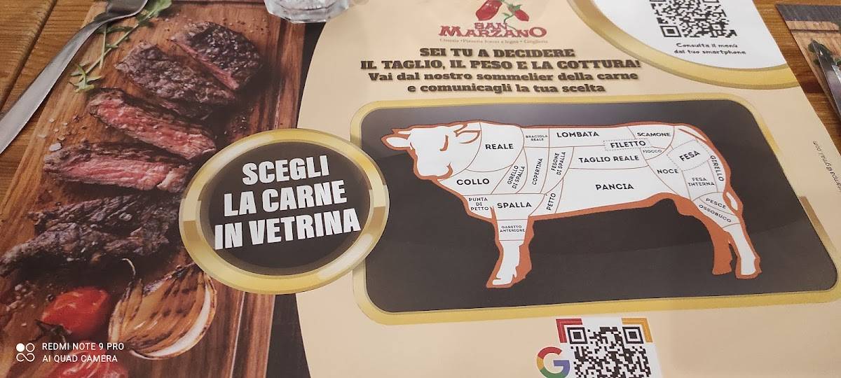 Menu di OSTERIA SANMARZANO 