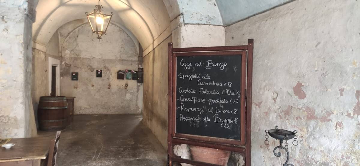 Menu di Osteria del Borgo 