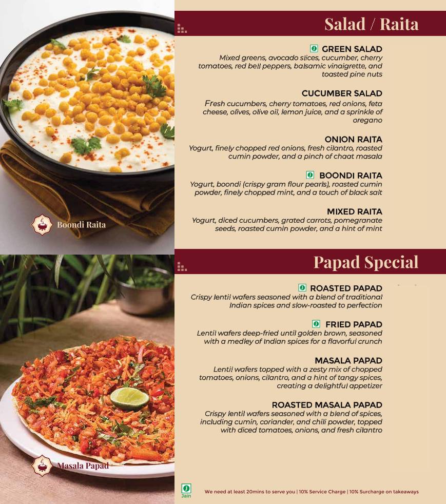 Paakashala @ MG Road Veg Restaurant in MG Road menu