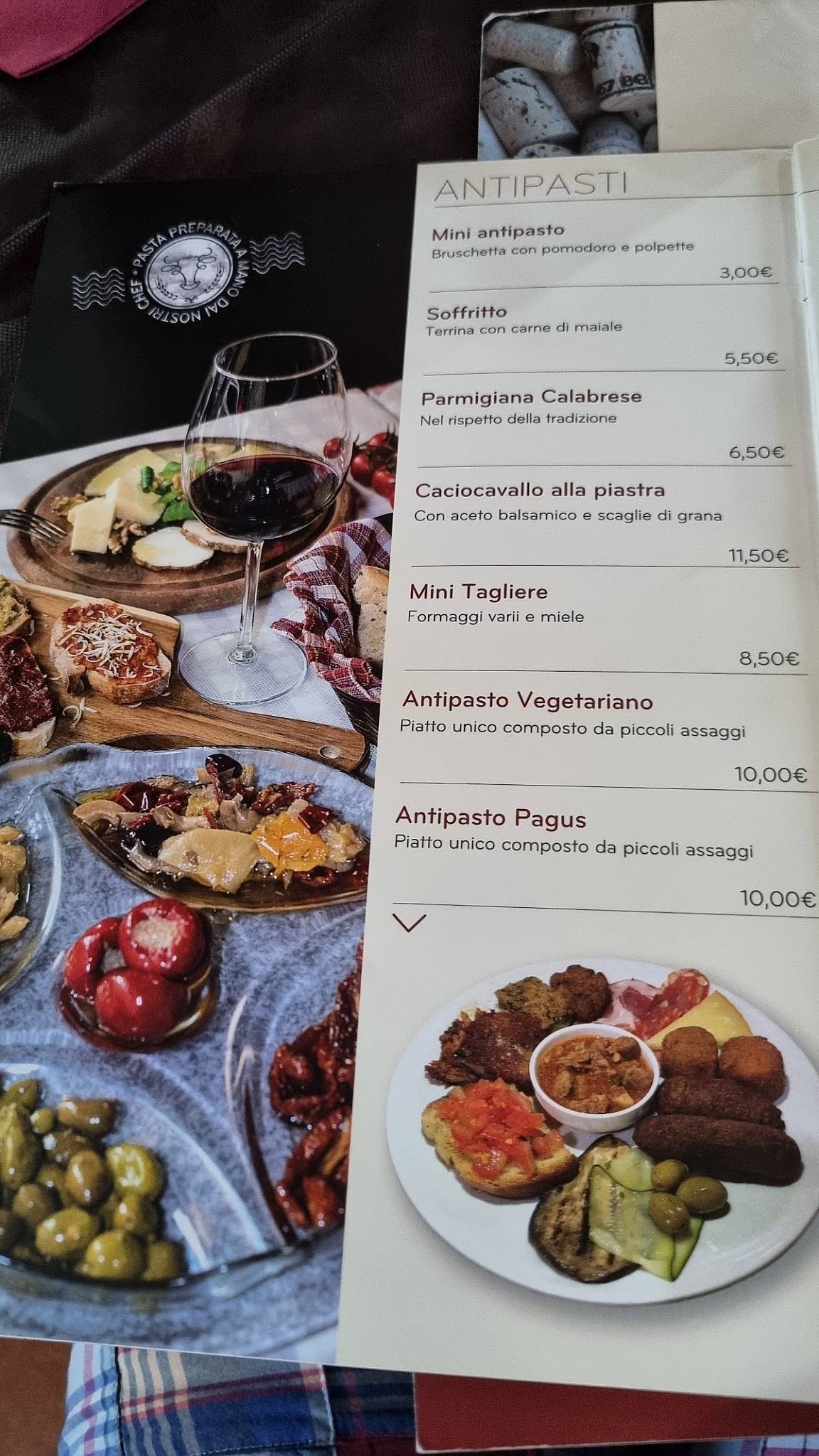 Menu di Pagus 