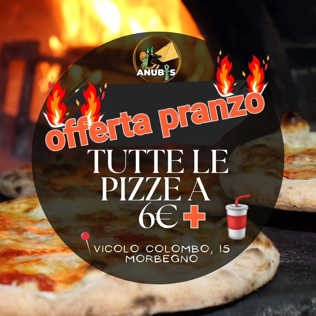 Menu di Pizzeria ANUBIS 