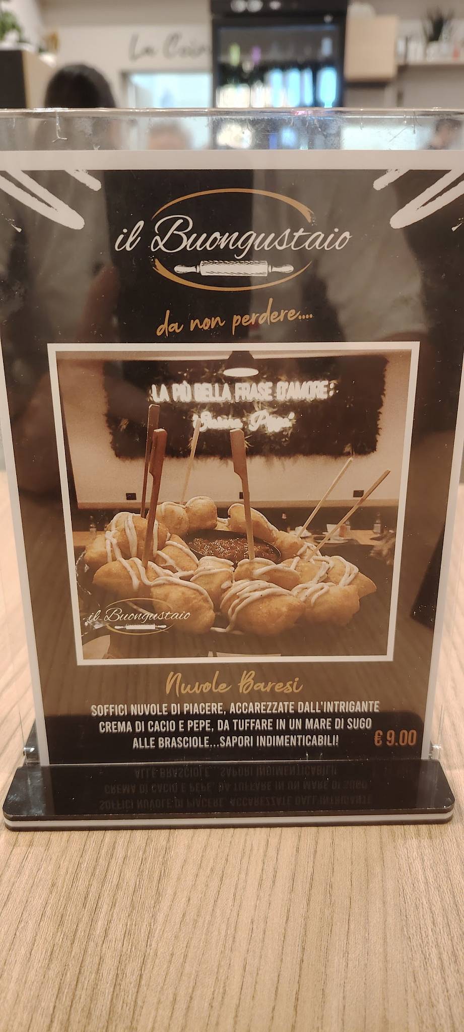 Menu di Pizzeria Il Buongustaio 