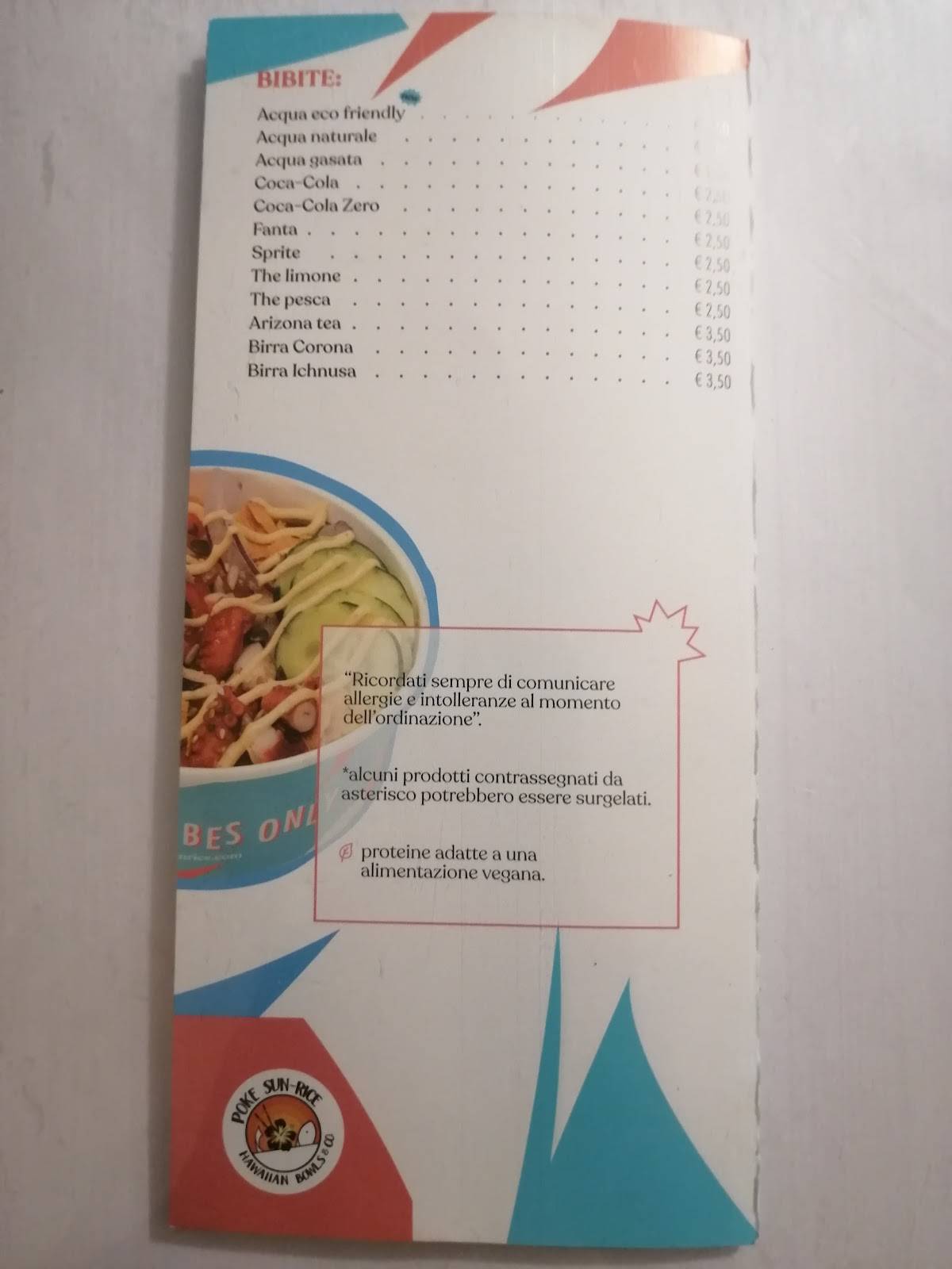 Menu di Poke Sun-Rice 