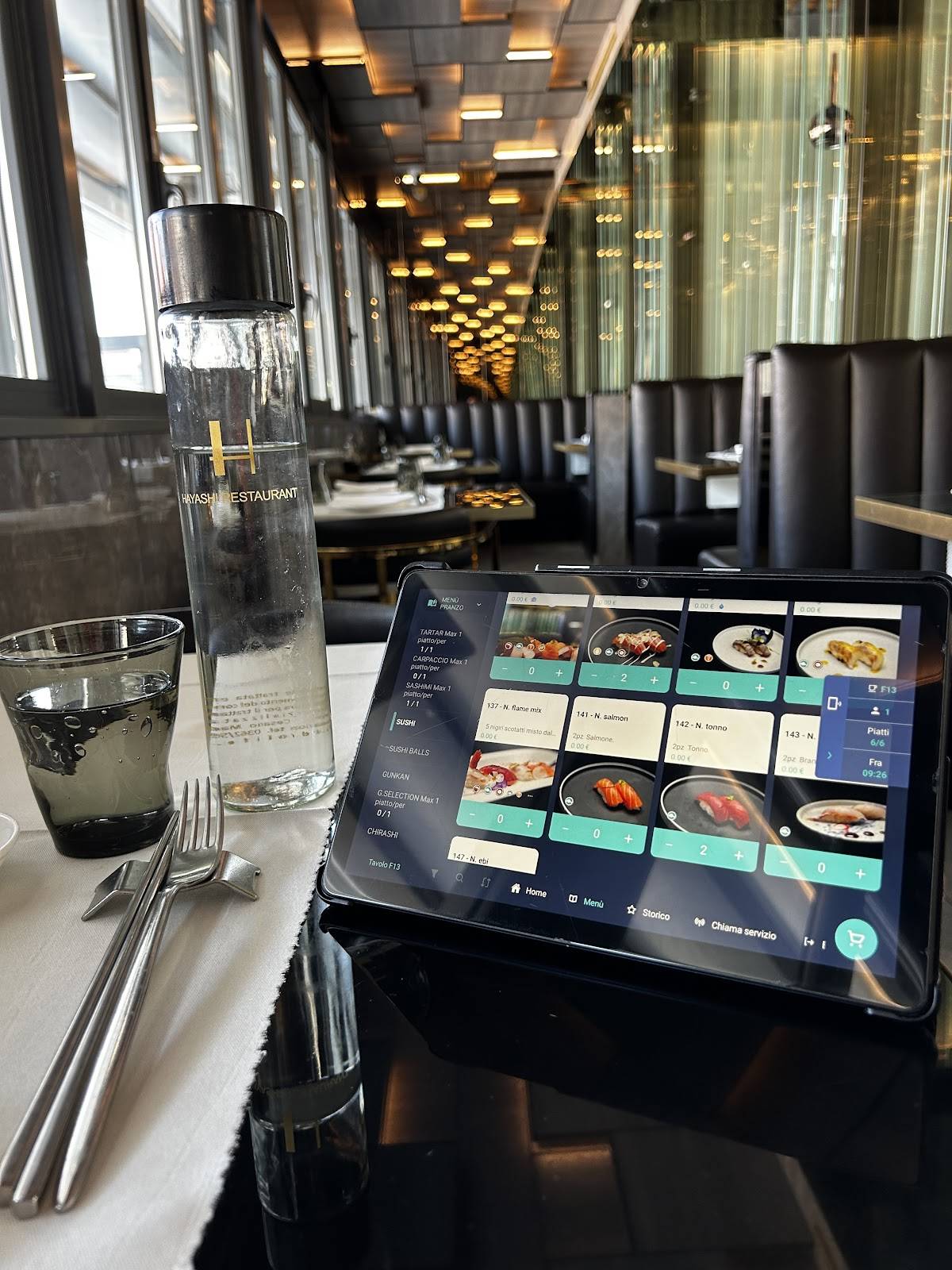 Menu di Hayashi Cremona 