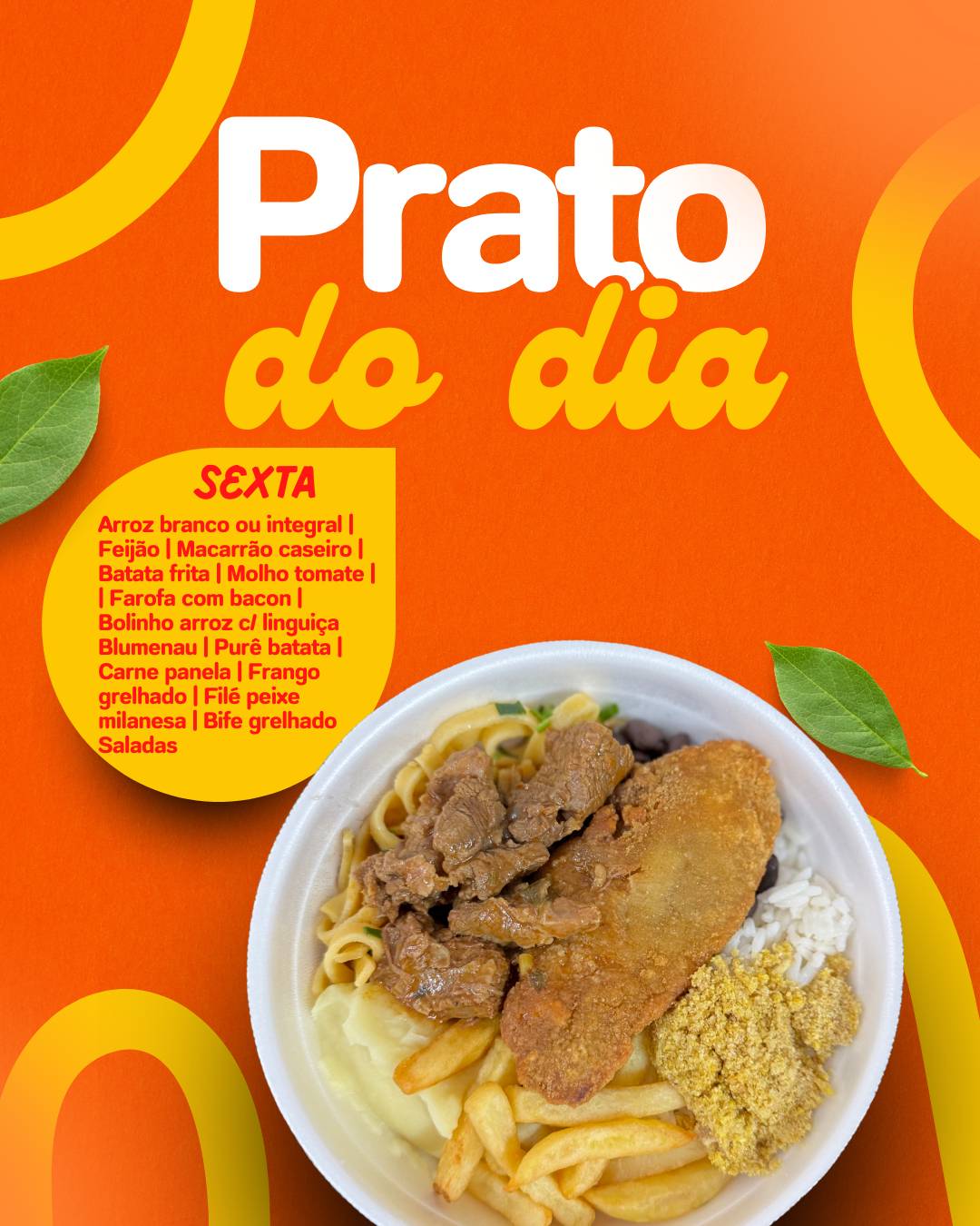 Restaurante Sabor Caseiro cardápio