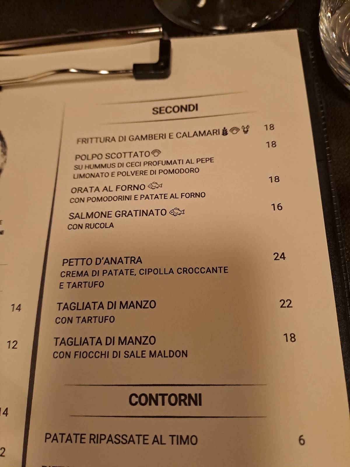 Menu di Rilù Ristorante 