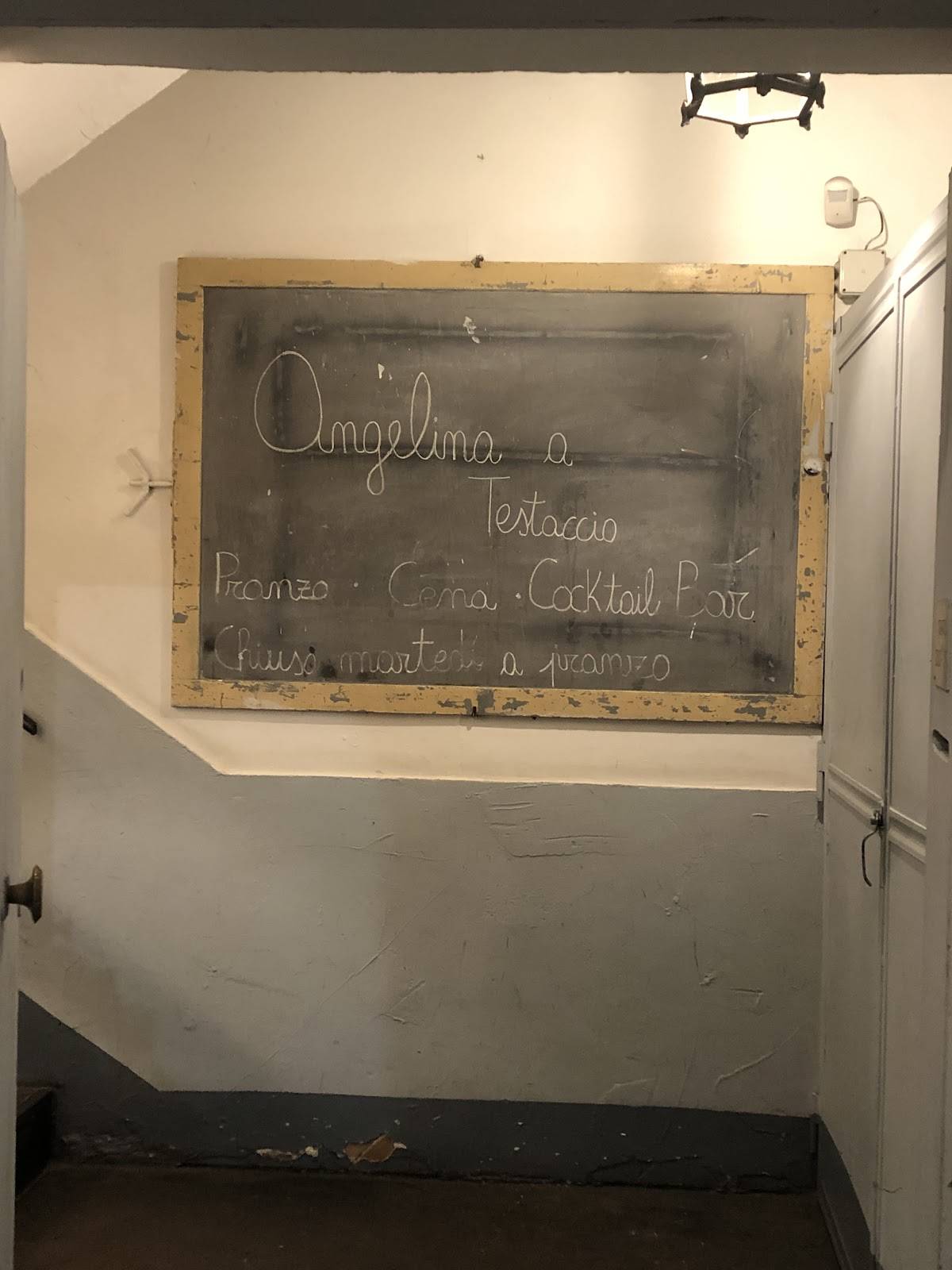 Menu di Ristorante Angelina A Testaccio 