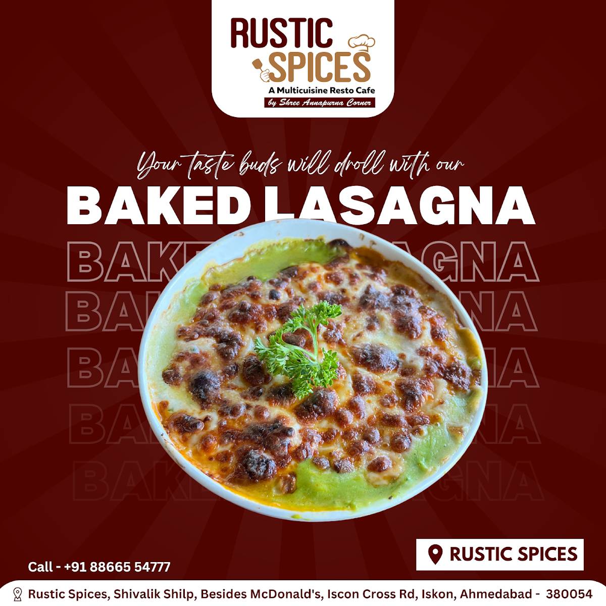 Rustic Spices Cafe and Restaurant menu