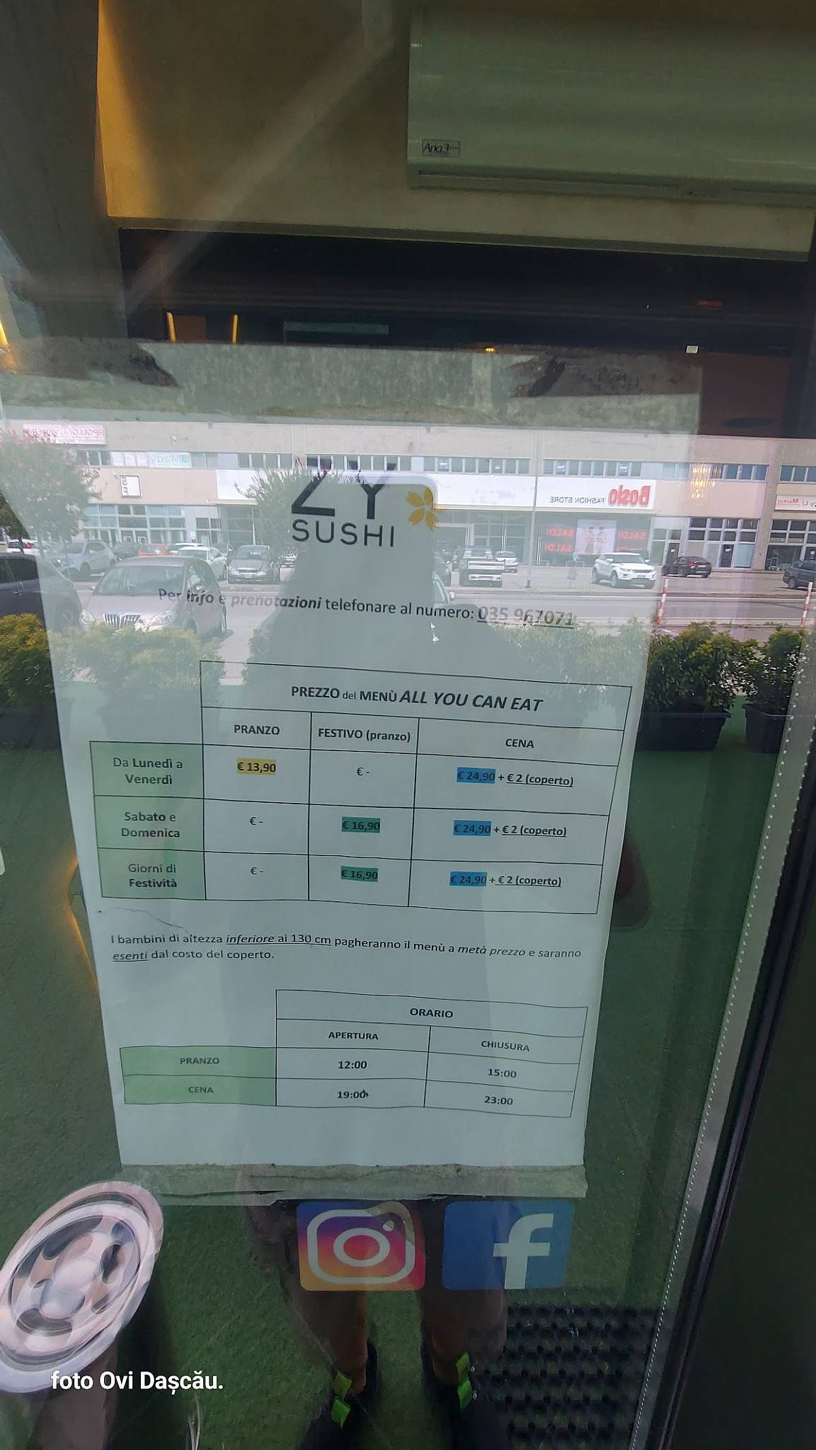 Menu di SUSHI ZY RISTORANTE GIAPPONESE GRIGLIA CINESE 