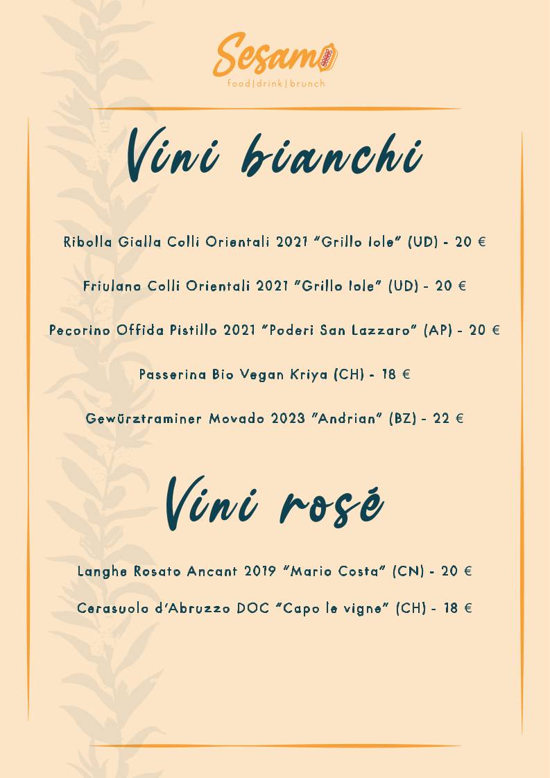 Menu di Sesamo 