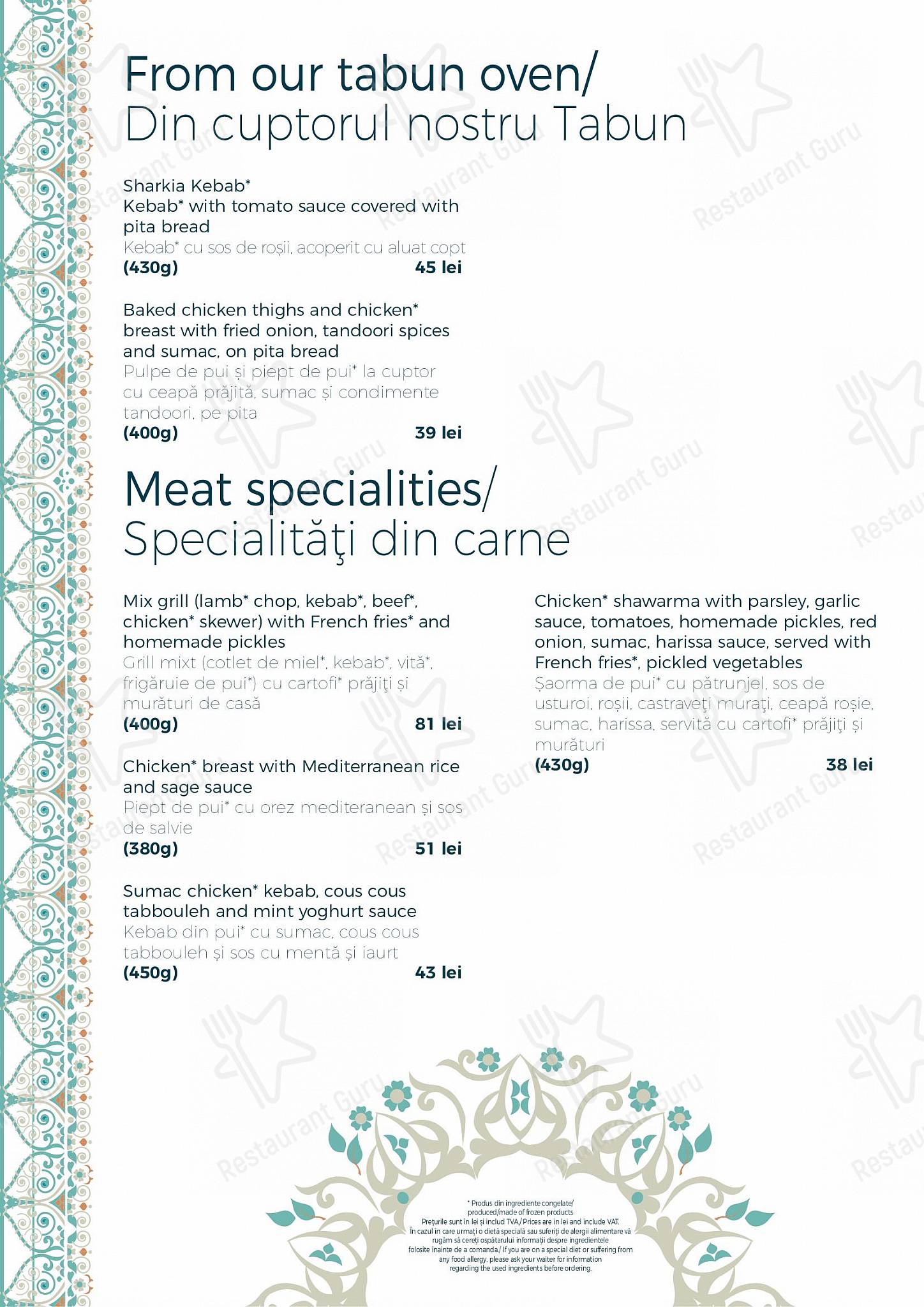 Sharkia dans Bucarest - At Home Catering Menu