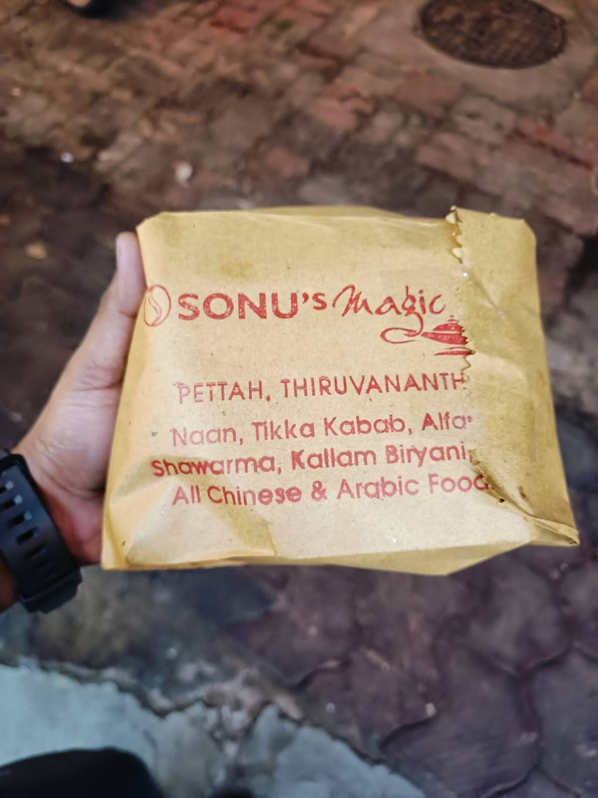 Sonu's Magic Kitchen menu