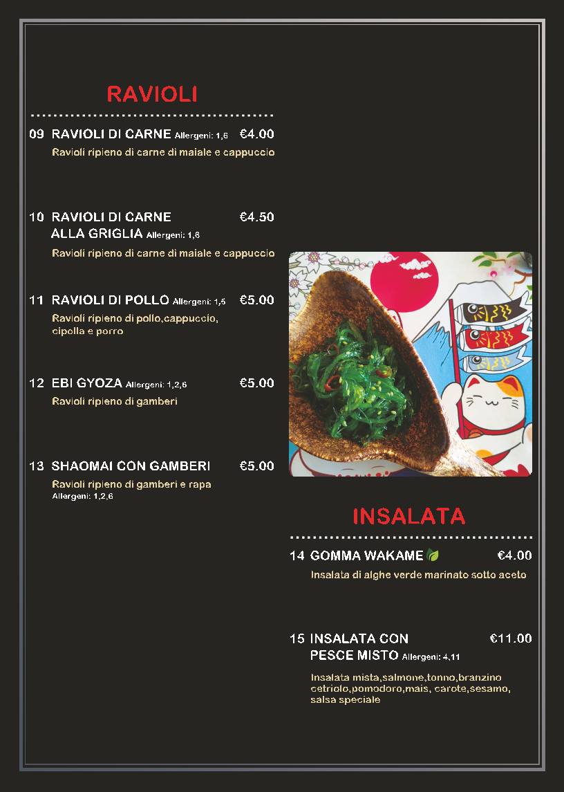 Menu di Soulshi 