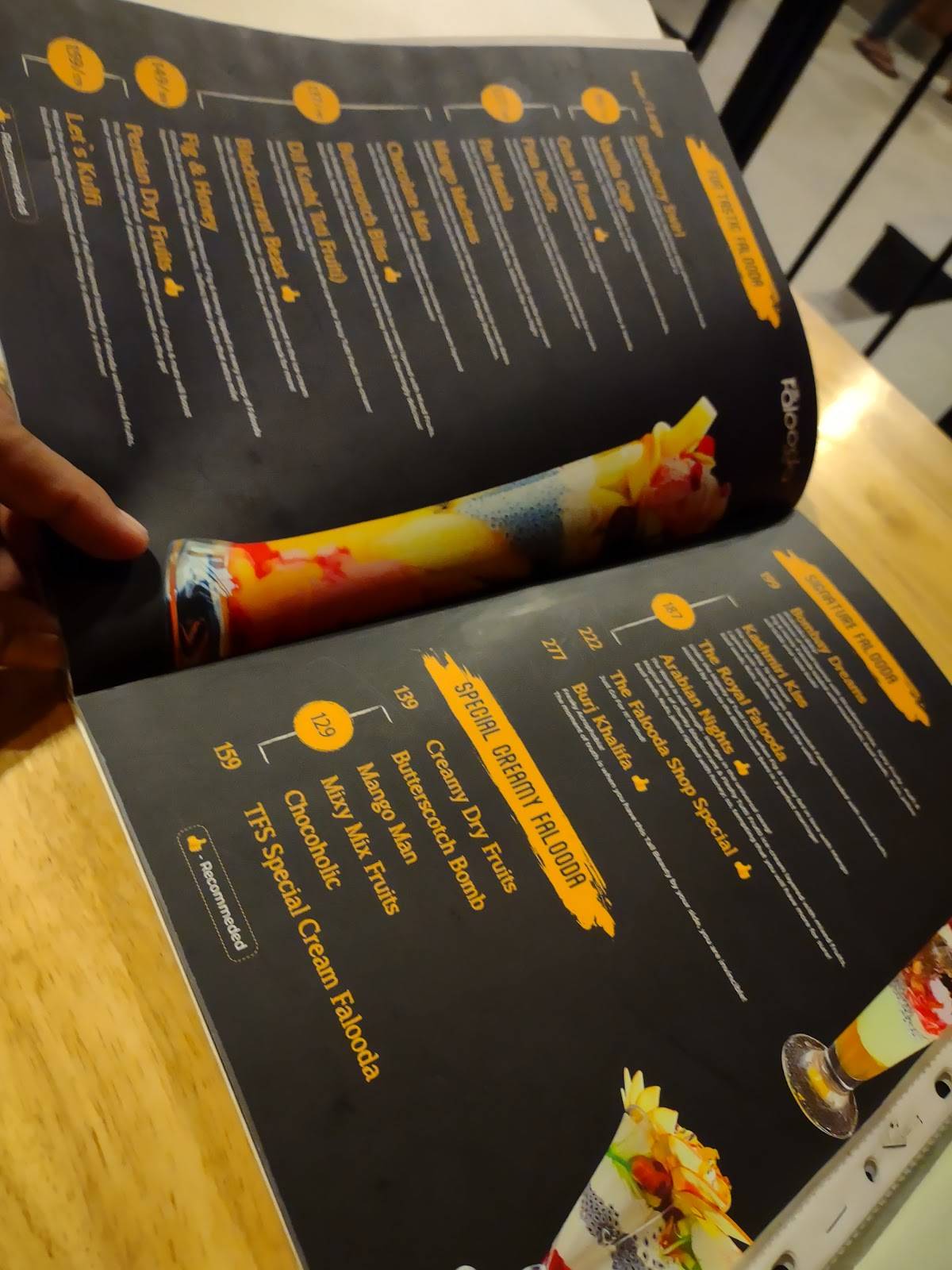 Tandoori Tribes & The Falooda Shop menu