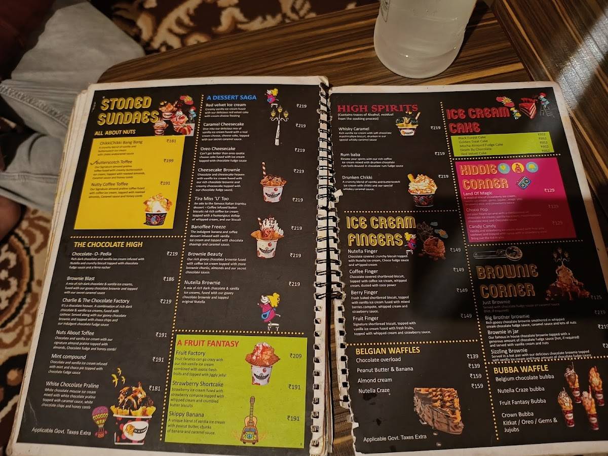 Tollgate DriveIn Restaurant menu
