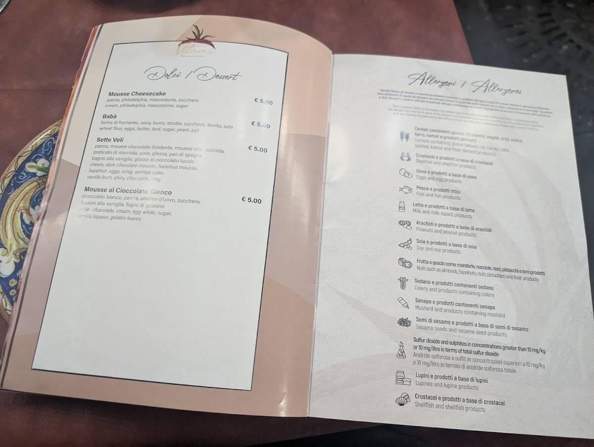 Menu di Vitami 