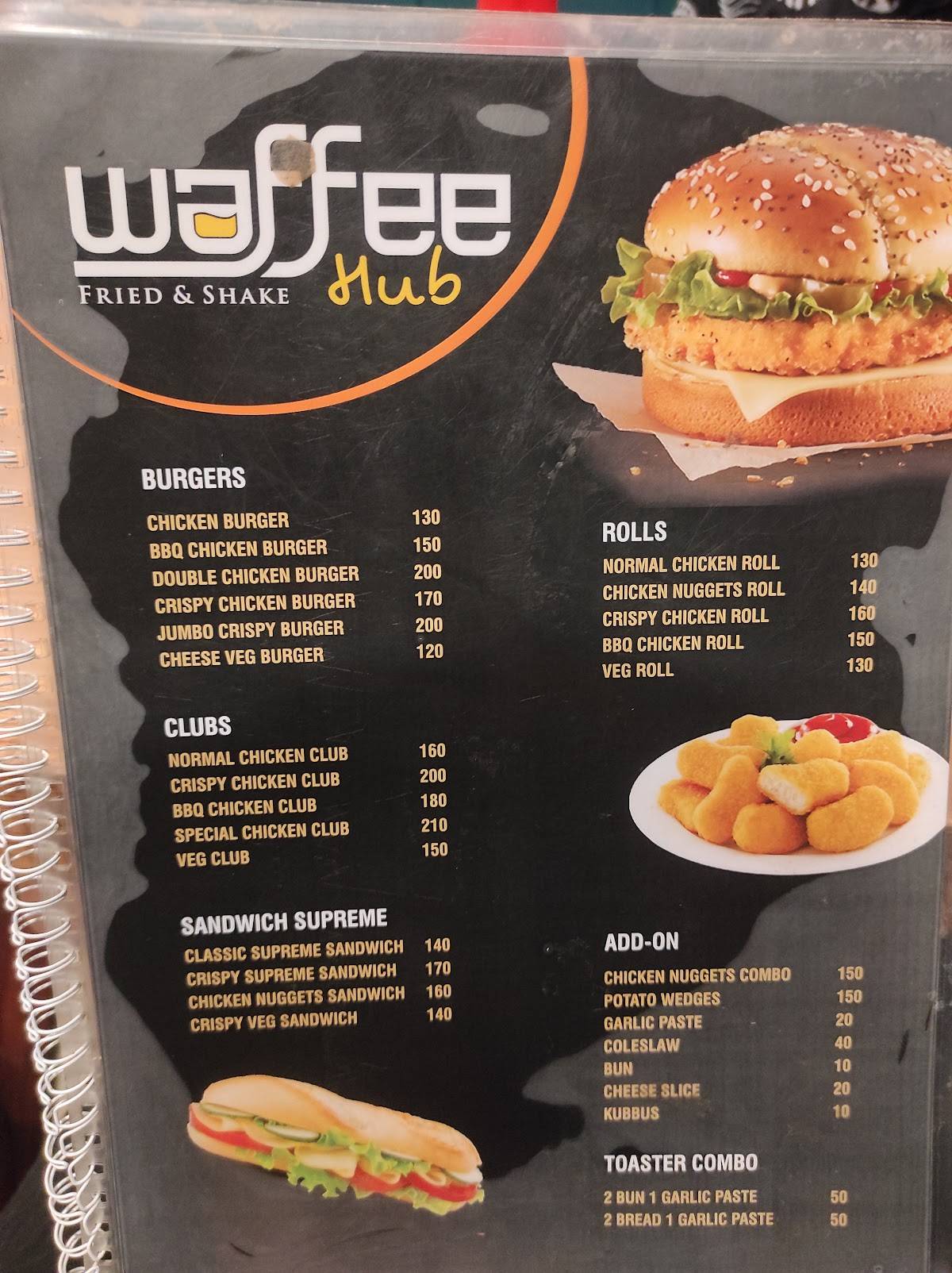 Wafee Hub menu