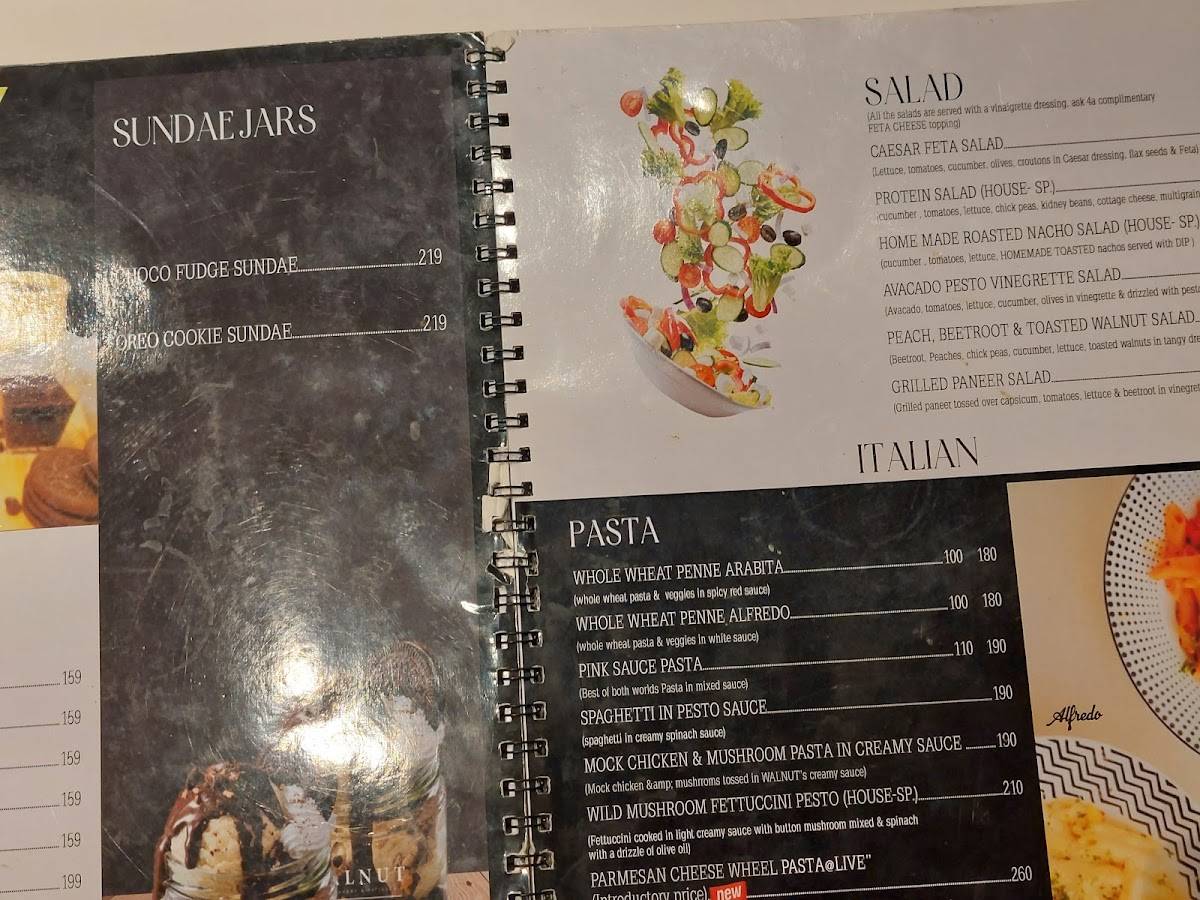 Walnut World Bakery menu