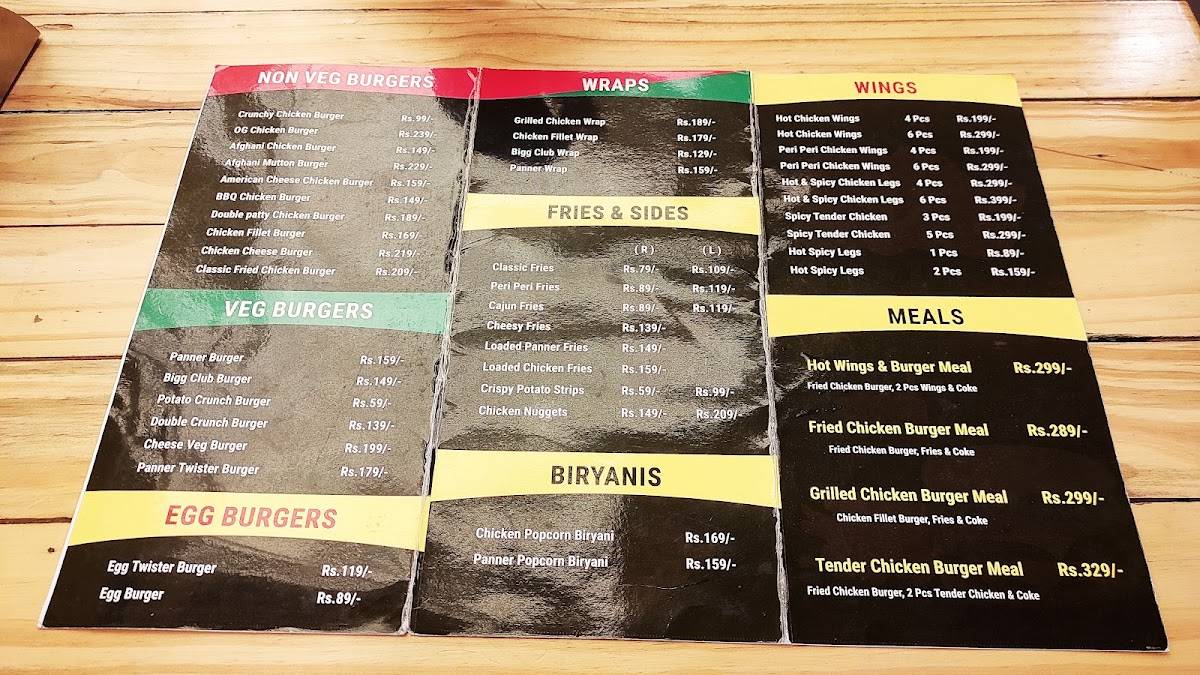 We Crunch Hosur menu