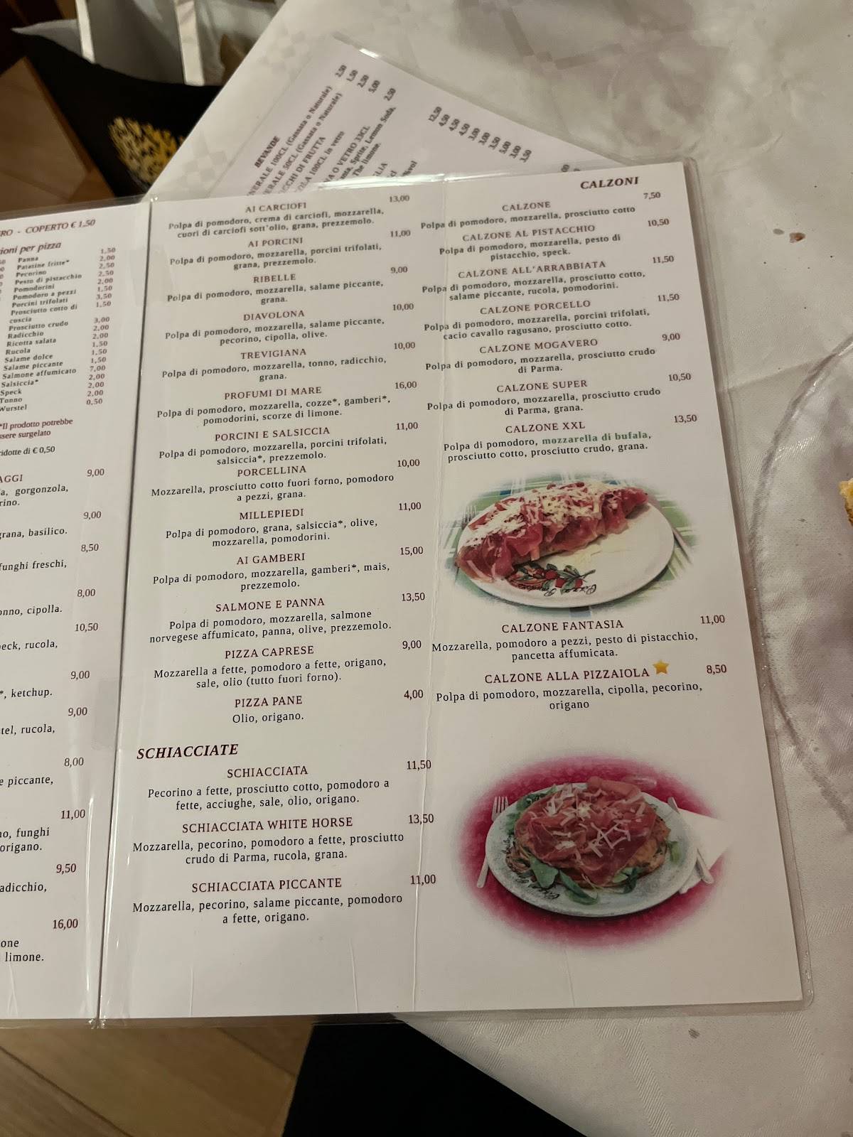 Menu di White Horse 