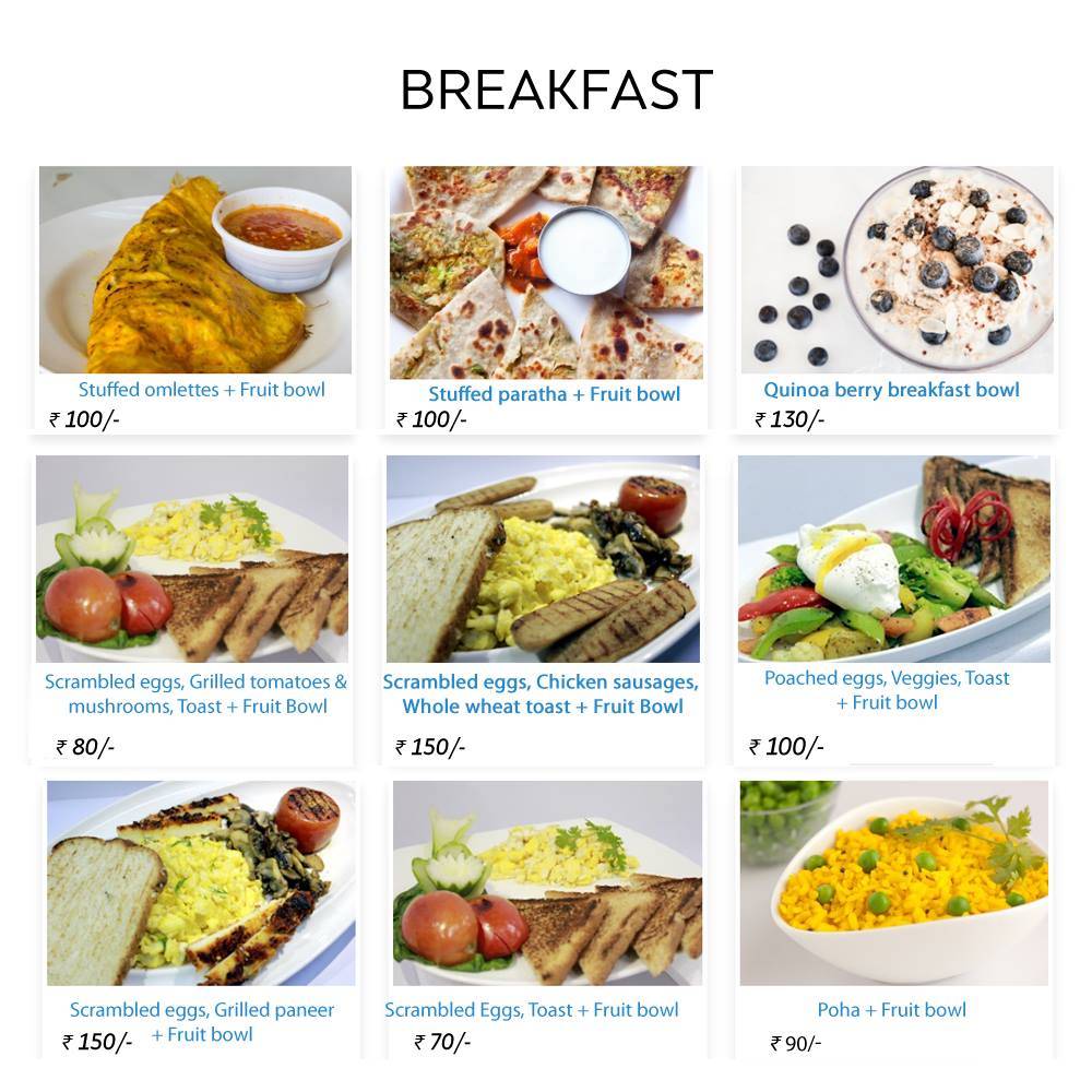WholeMeal menu
