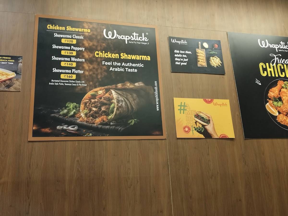 Wrapstick Kota menu