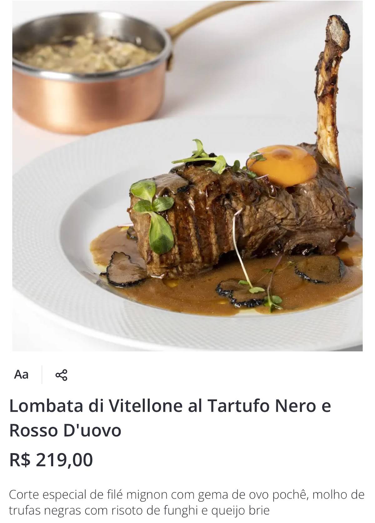 Zucco Ristorante: Cozinha Italiana, Contemporâneo, Risotos, Massas, Vinhos SP cardápio