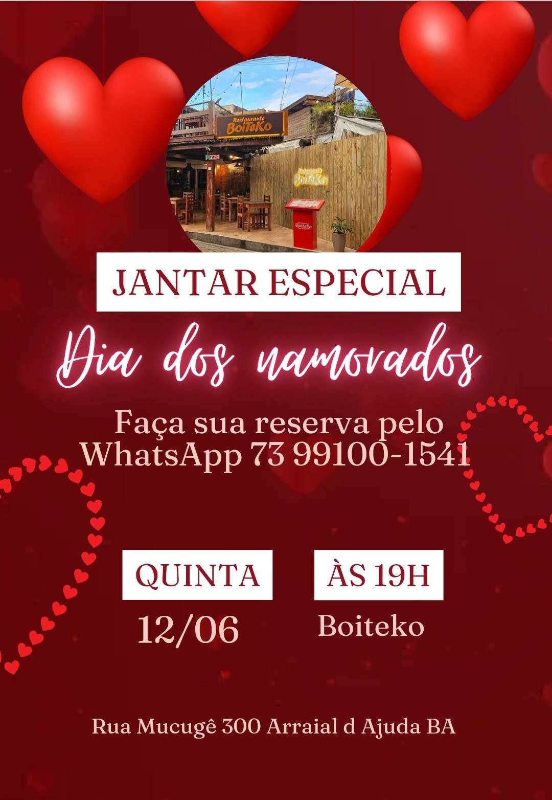 Restaurante Boiteko cardápio