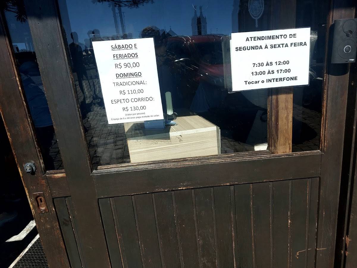 Restaurante Família Brunetta cardápio