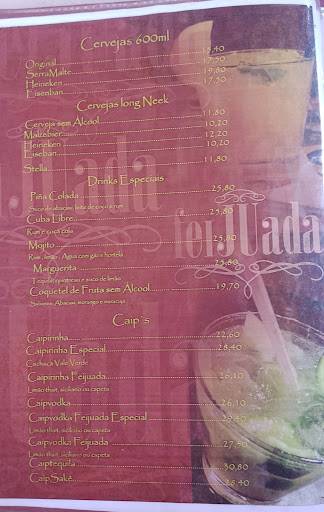 Restaurante Feijuada cardápio