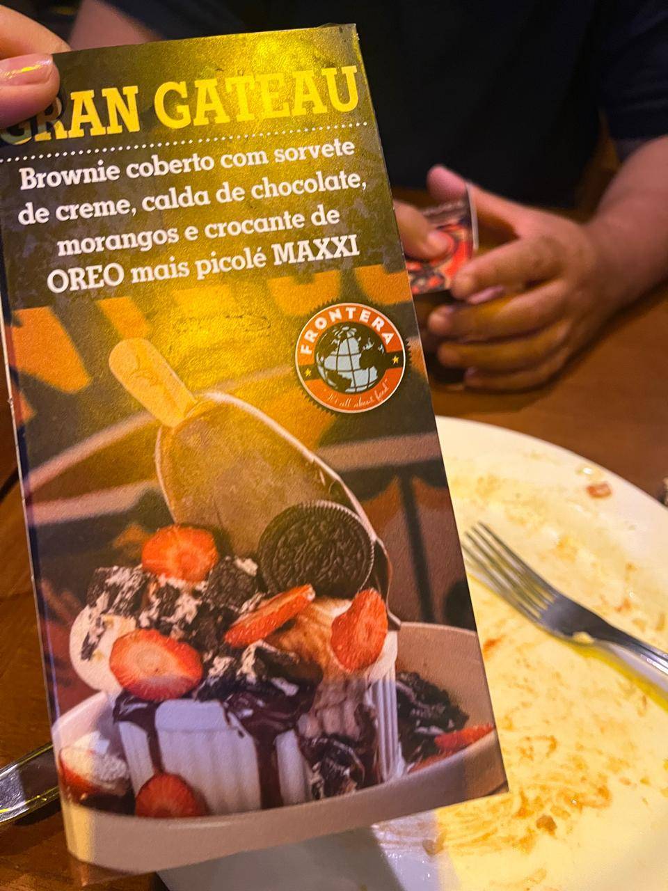Restaurante Frontera Itaboraí cardápio