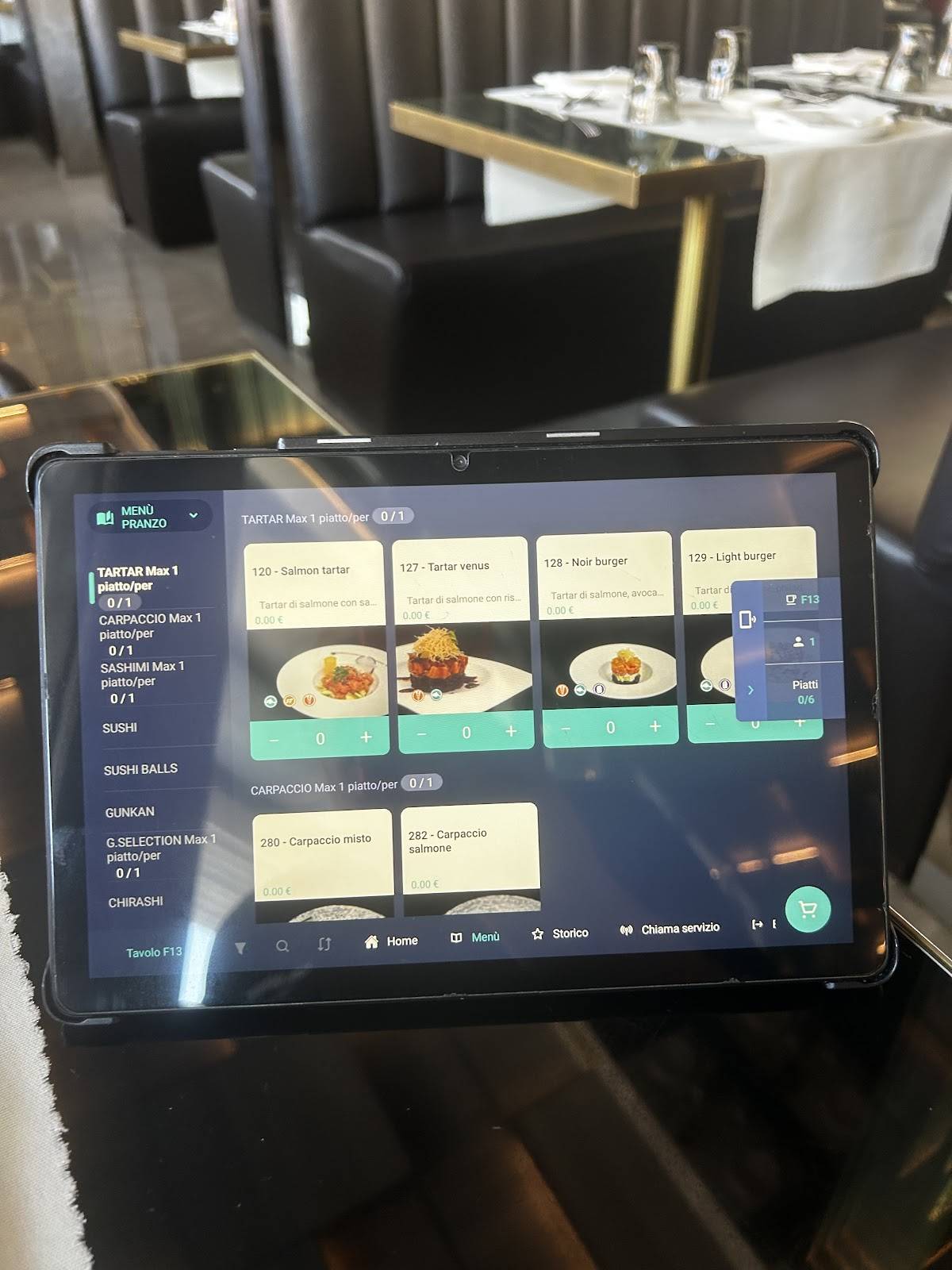 Menu di Hayashi Cremona 