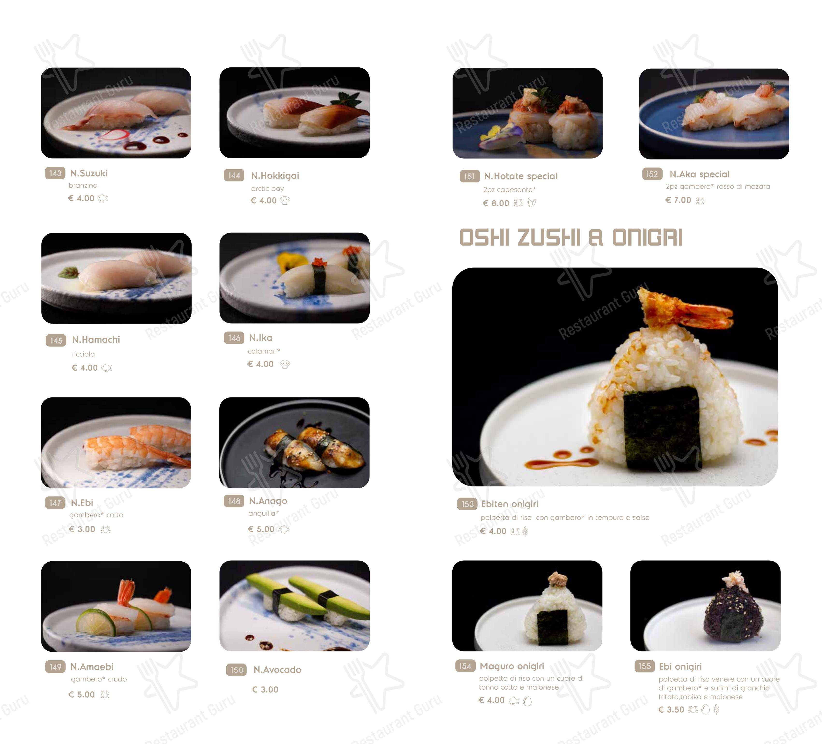 Основное меню per Hayashi Cremona ristorante