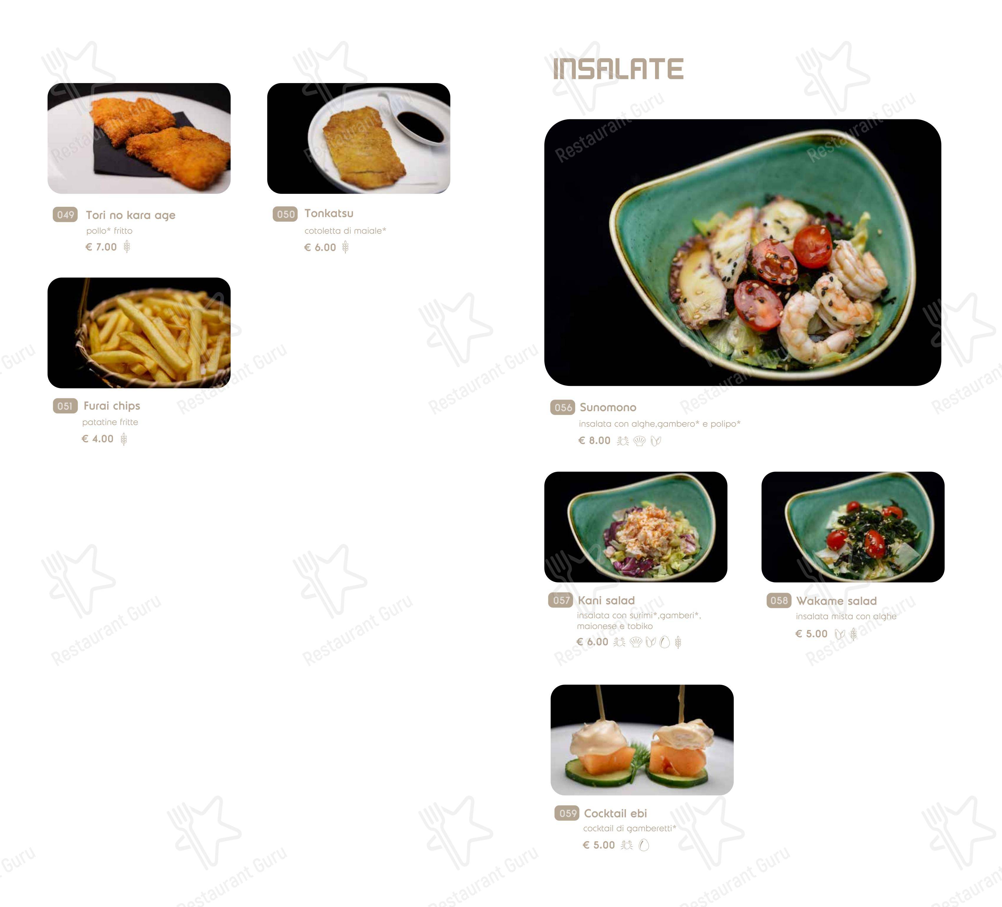 Основное меню per Hayashi Cremona ristorante