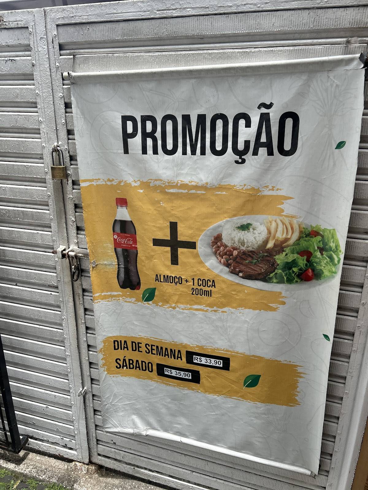 Restaurante Sabor Curitibano cardápio