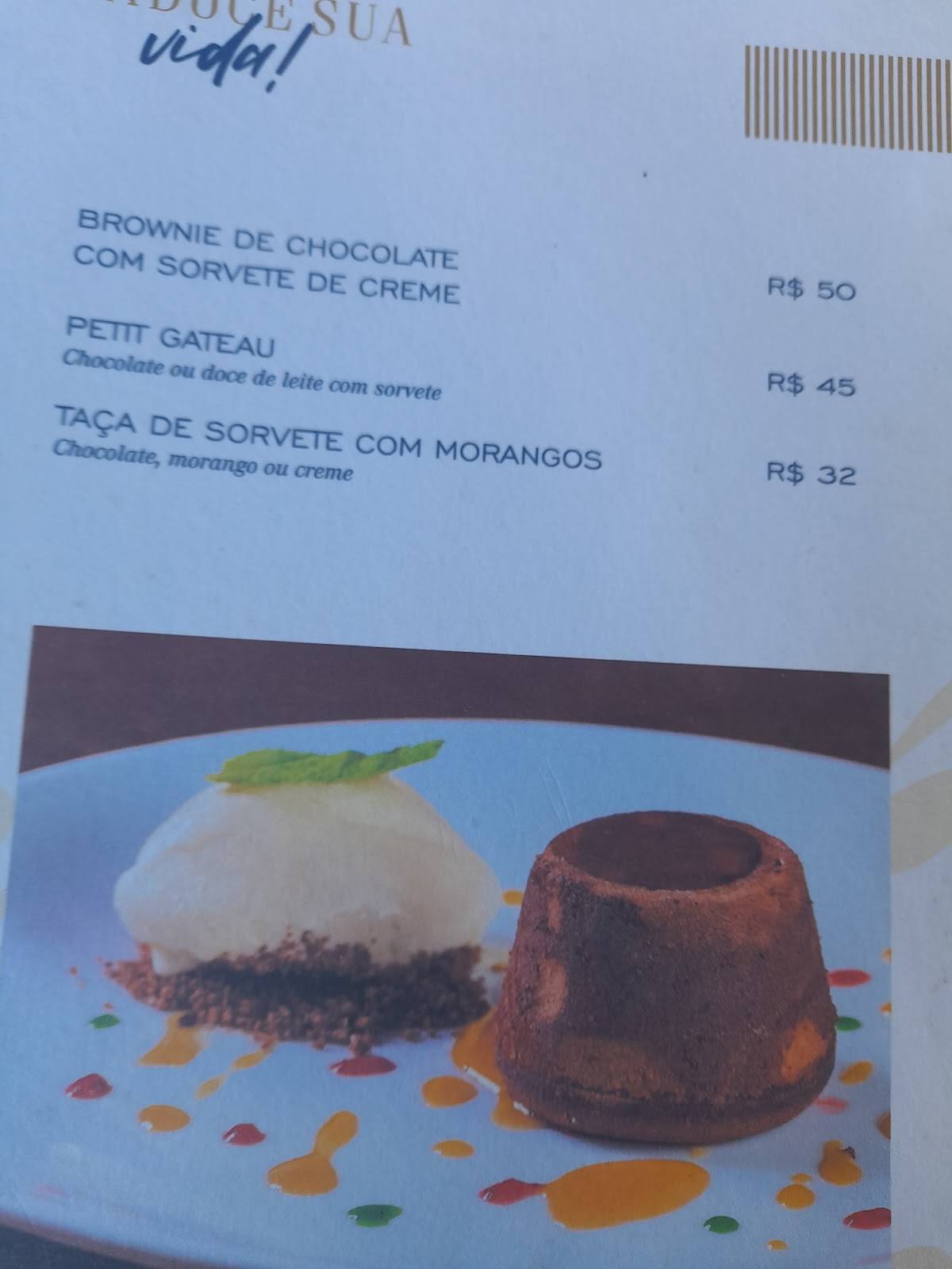 Sabores do Mar - Avenida Atlântica cardápio