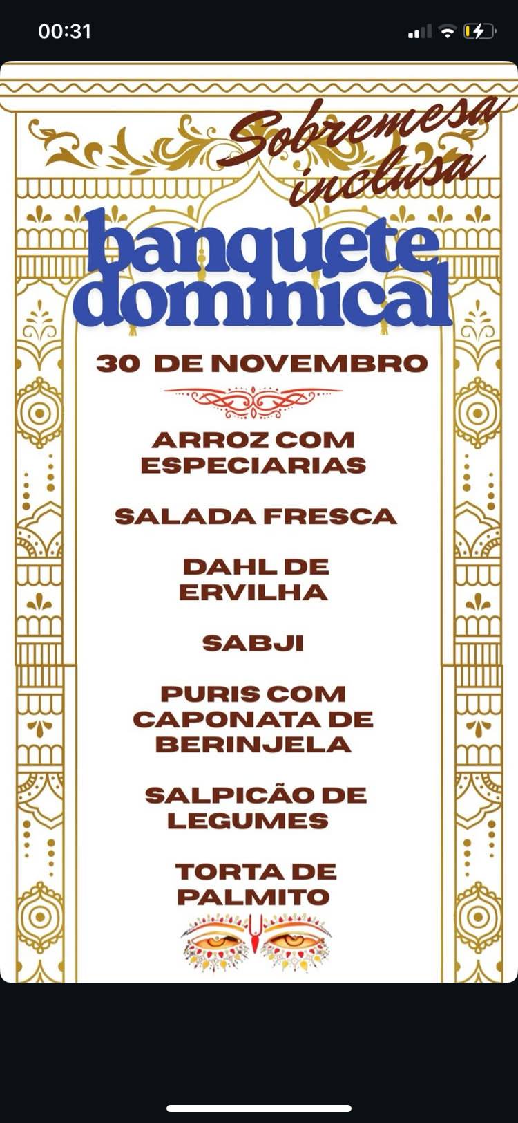 Restaurante Suprem cardápio