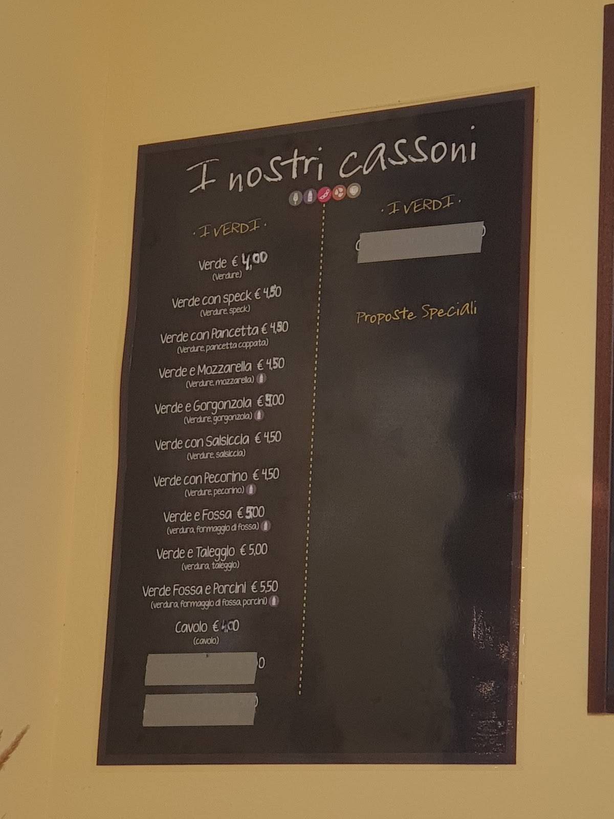 Menu di Piadineria del Borgo eli-yan 