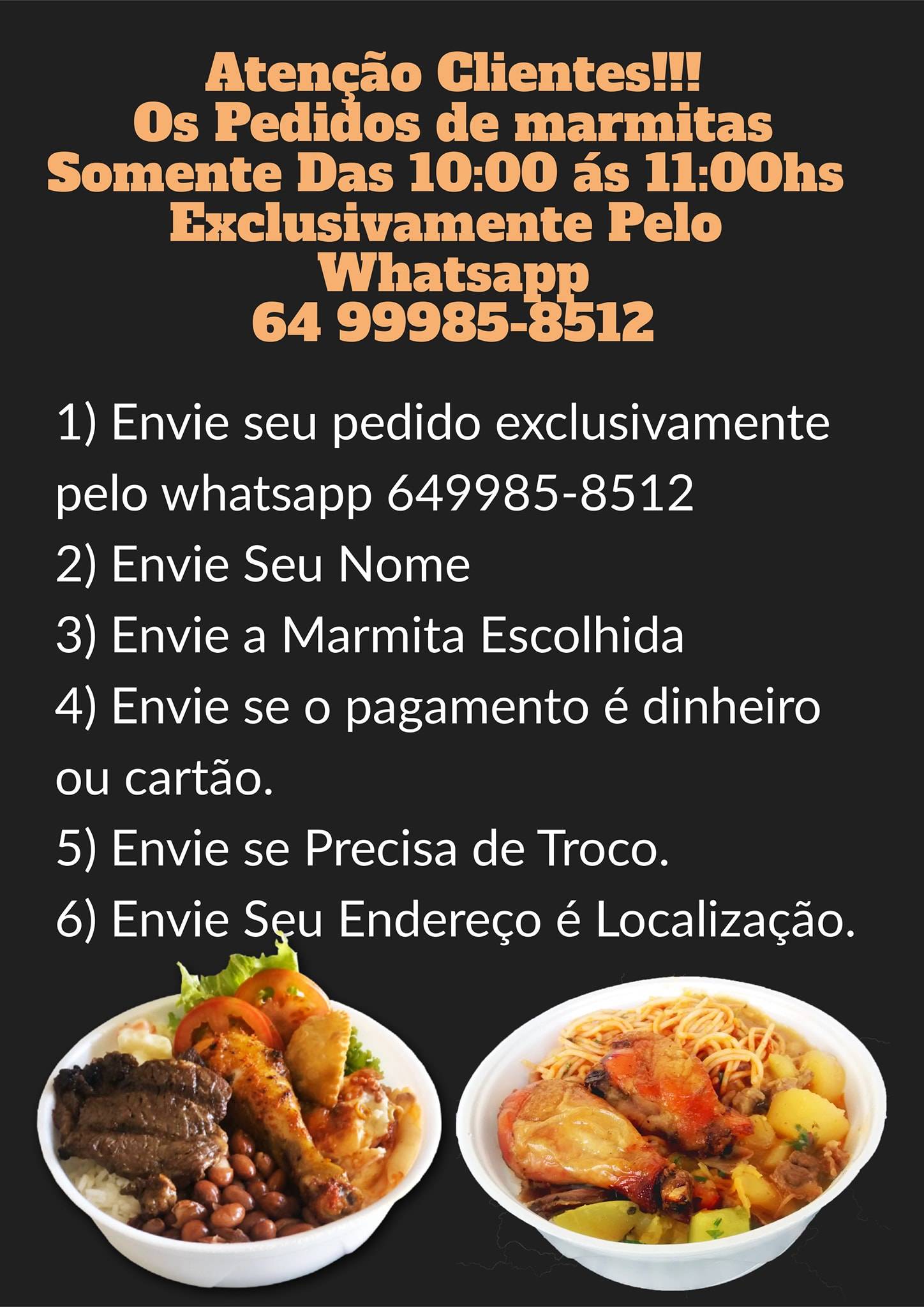 Restaurante Recanto Caseiro cardápio