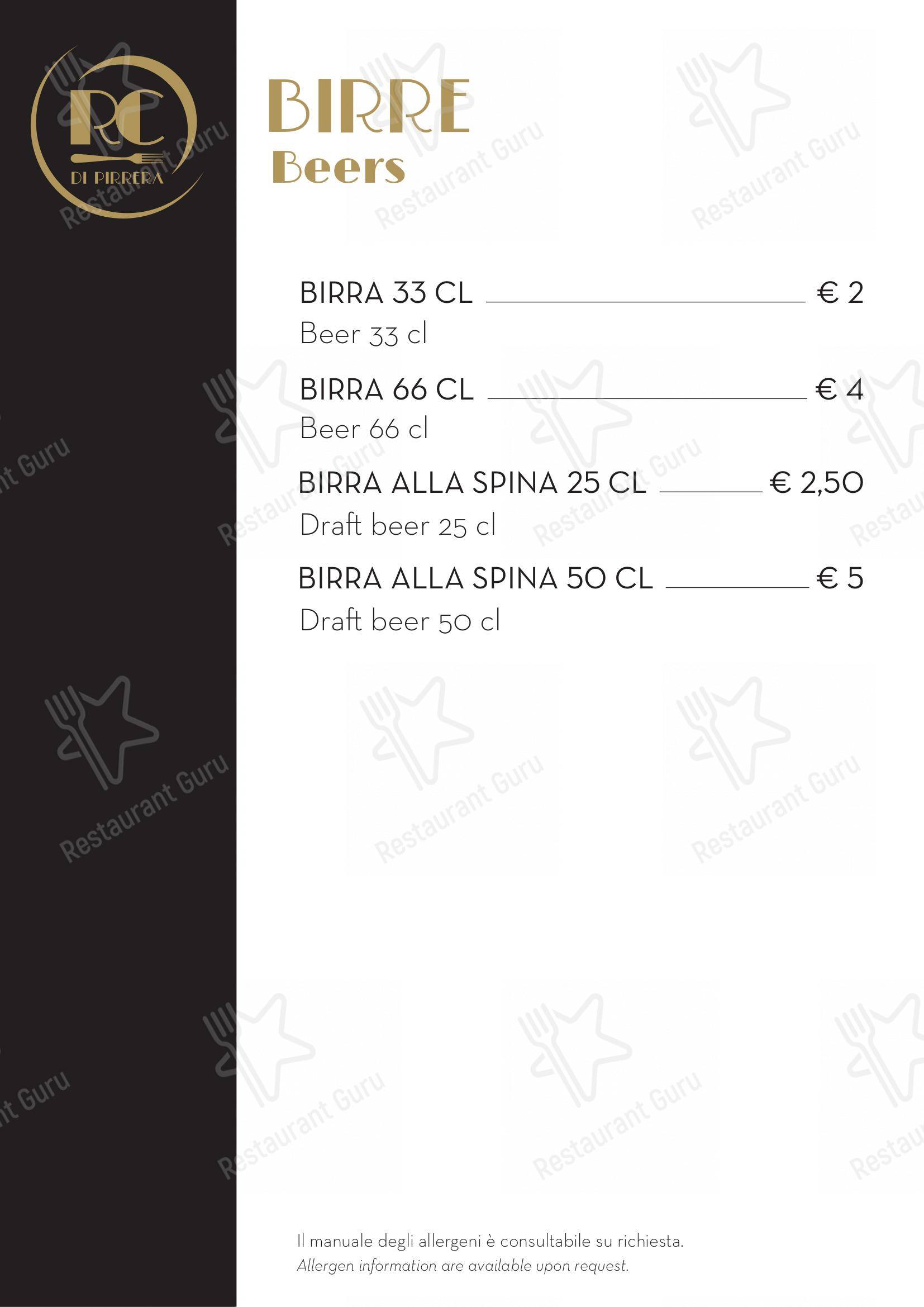 Menu per Ristorante Centrale ristorante