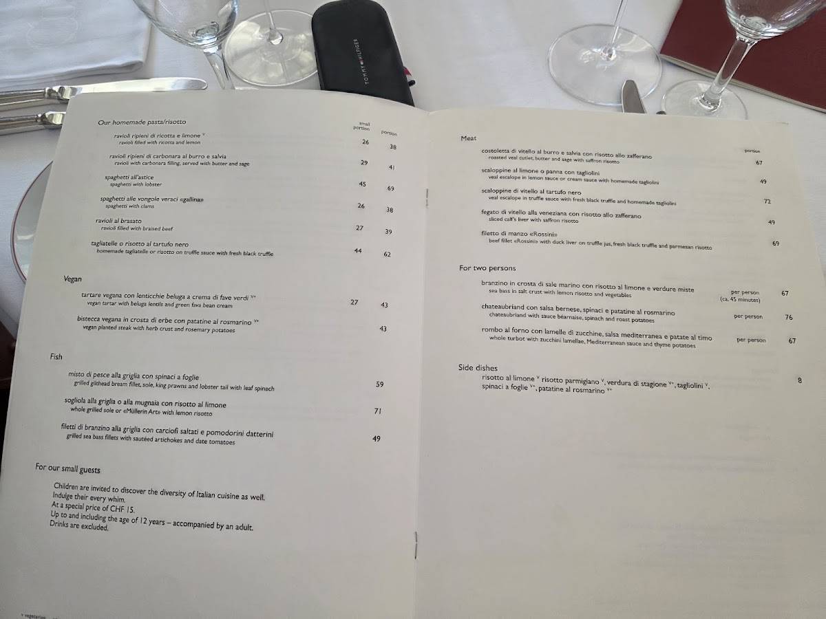 Menu di Ristorante Conti 