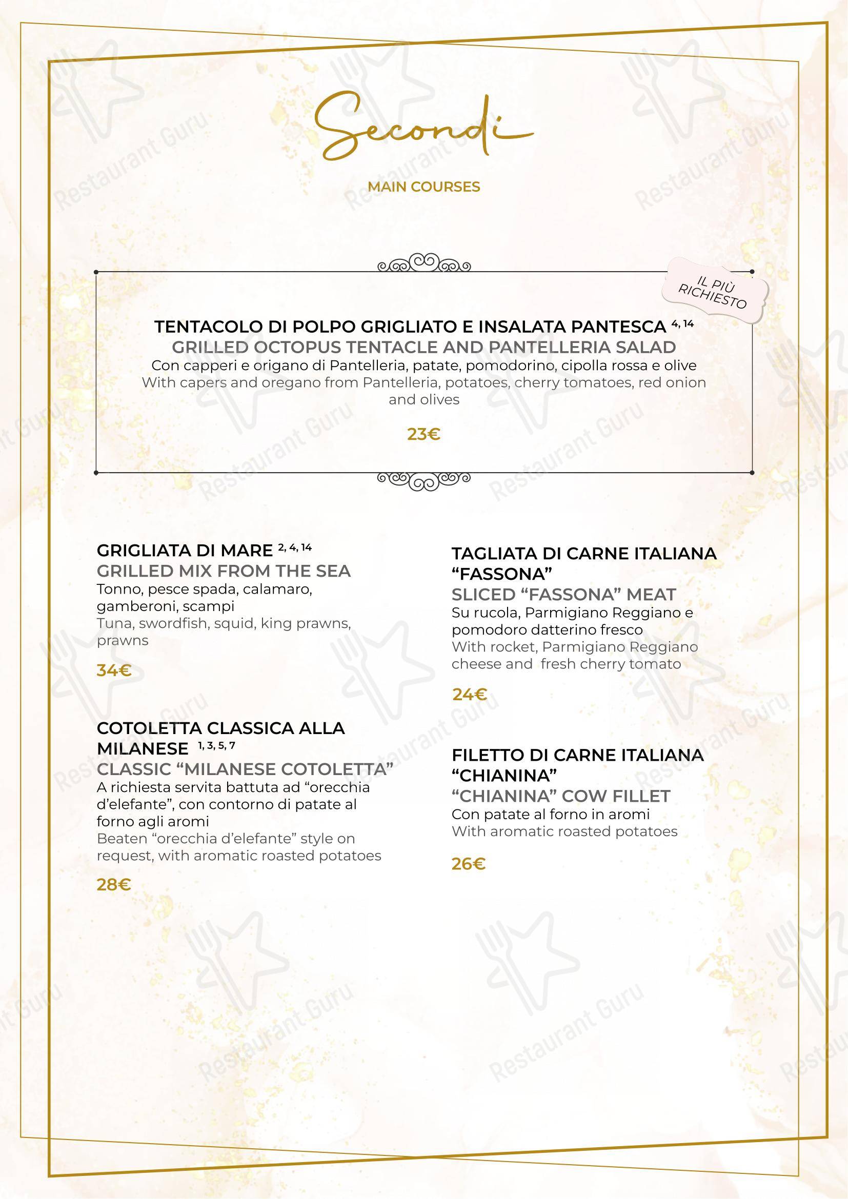 Ristorante Cortevecchia Arese in Arese - Menu