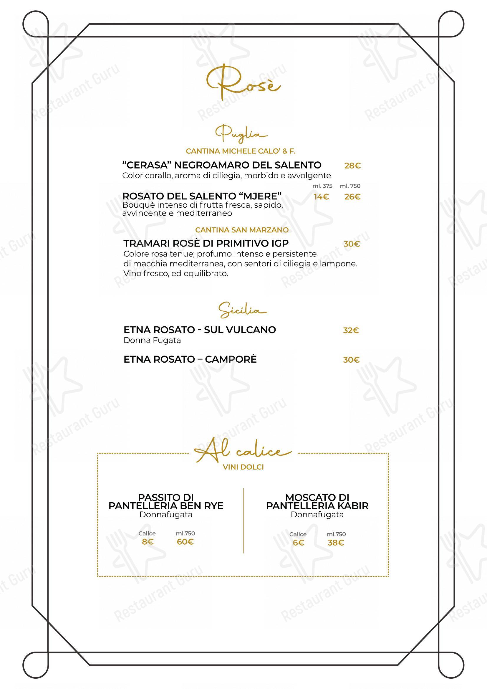Основное меню per Ristorante Cortevecchia Arese pizzeria