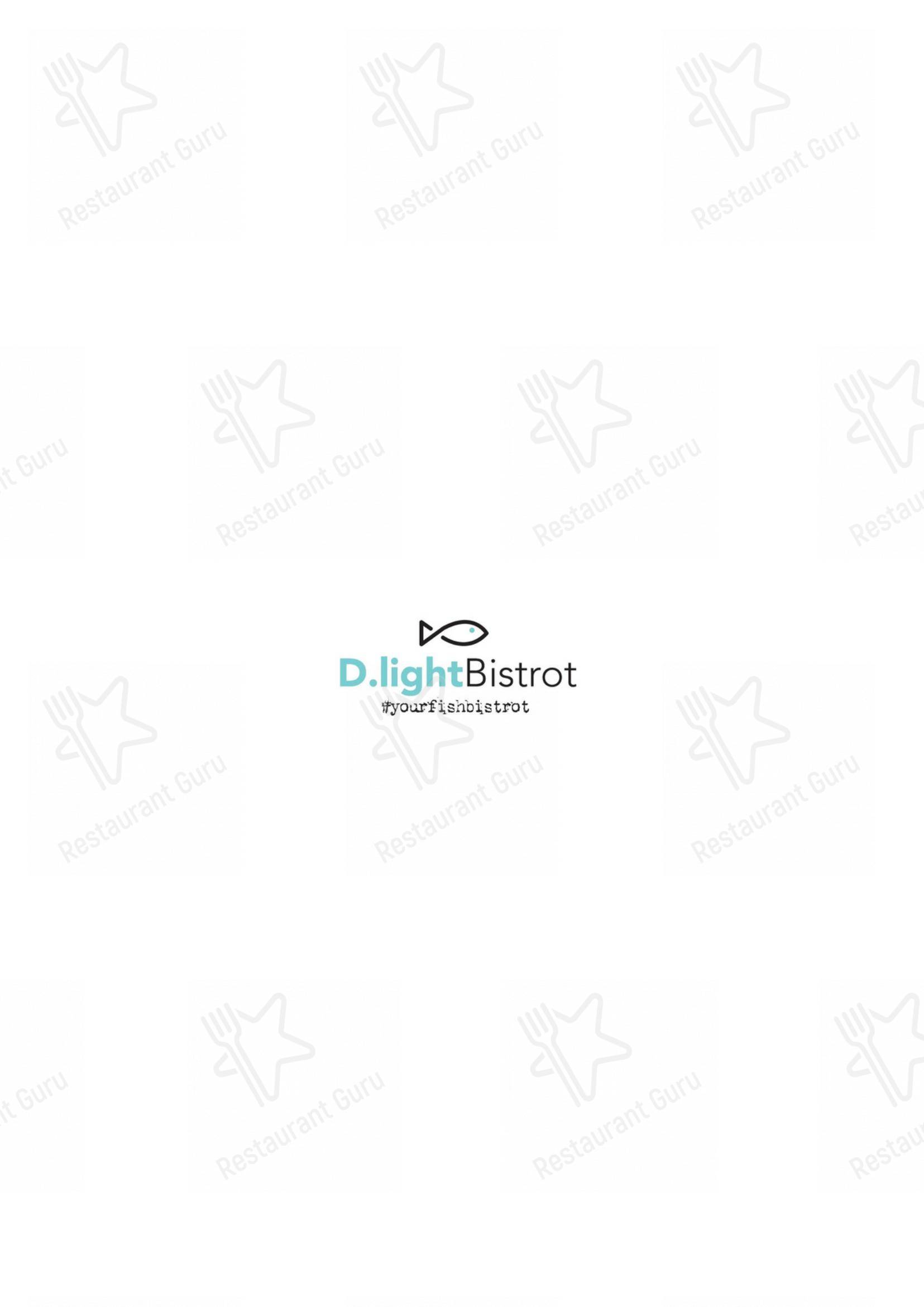 Menu bar per D-light Bistrot in Vimercate