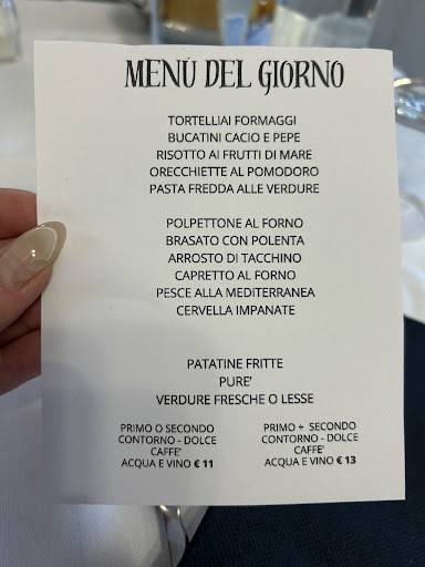 Menu di Ristorante da Leone 