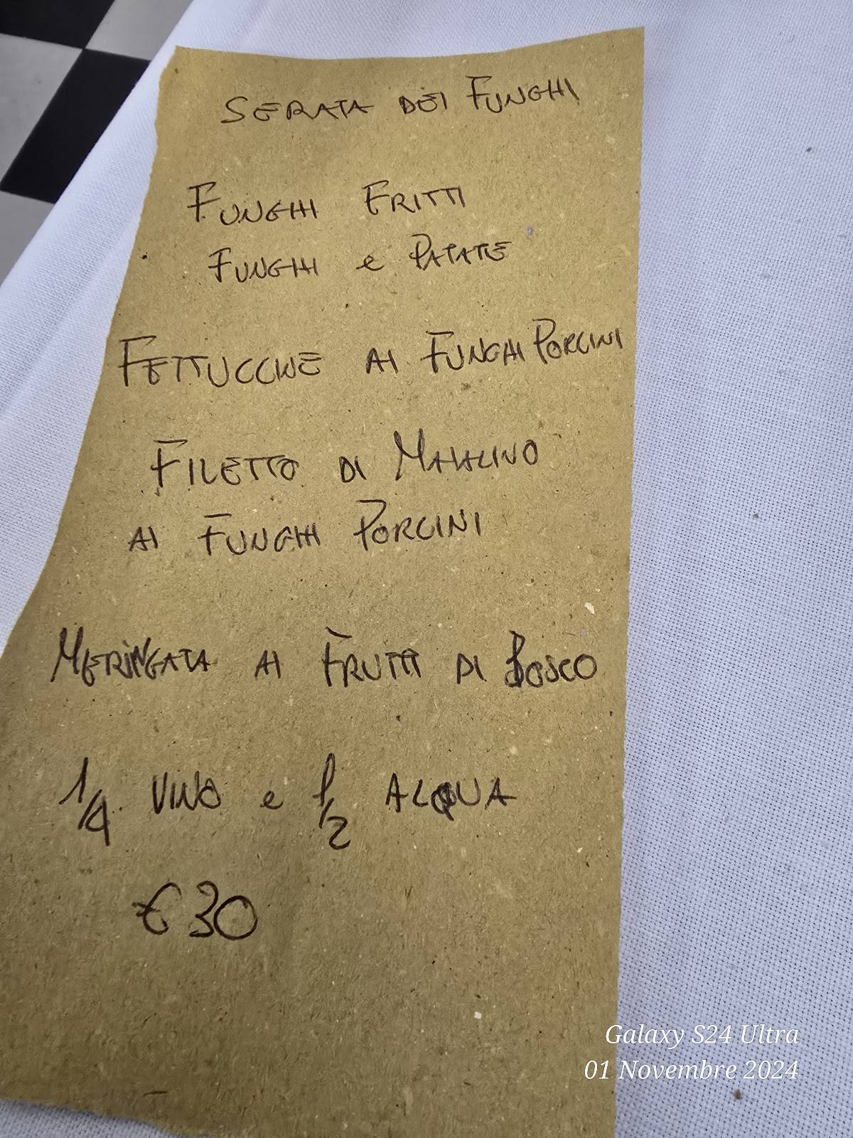 Menu di Fuorigrotta 
