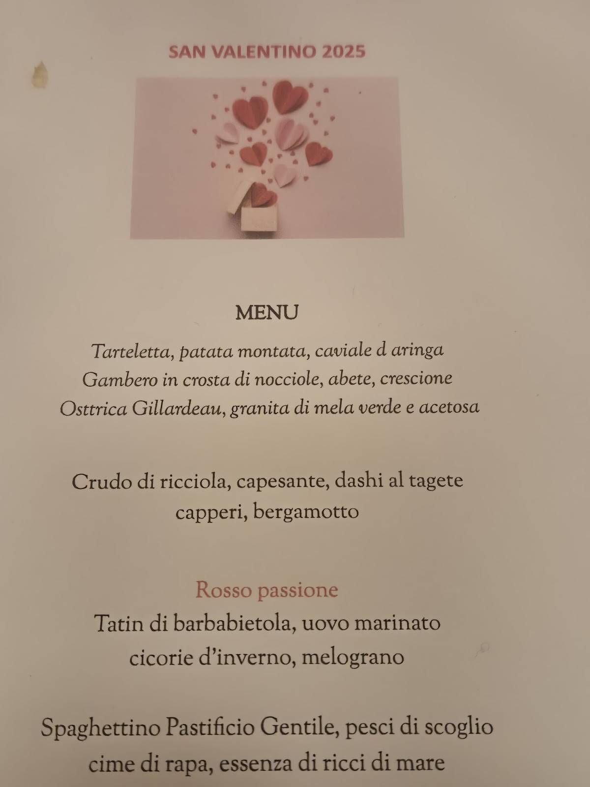 Menu di Gardenia 