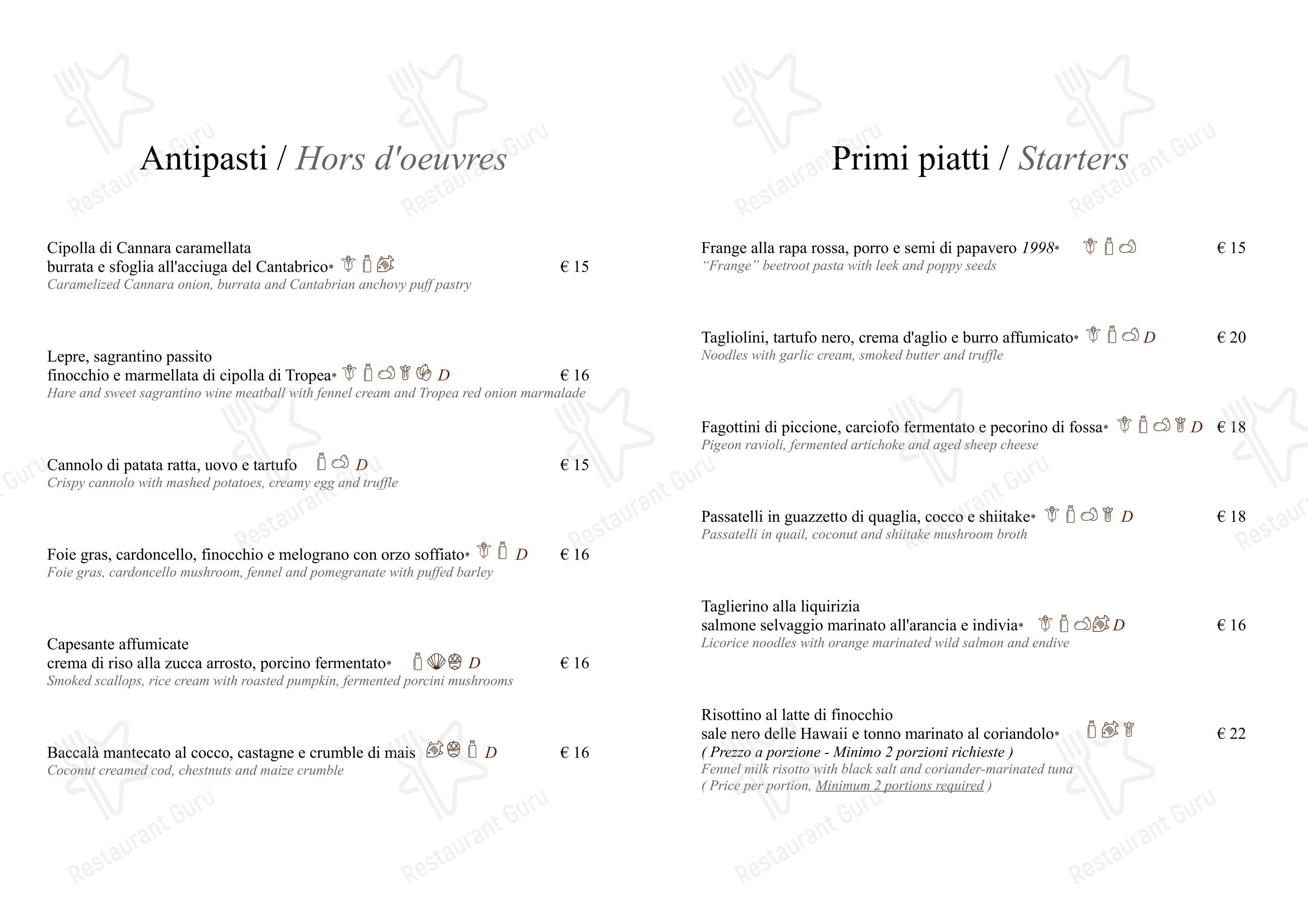 Ristorante I Rodella in Deruta - Menu